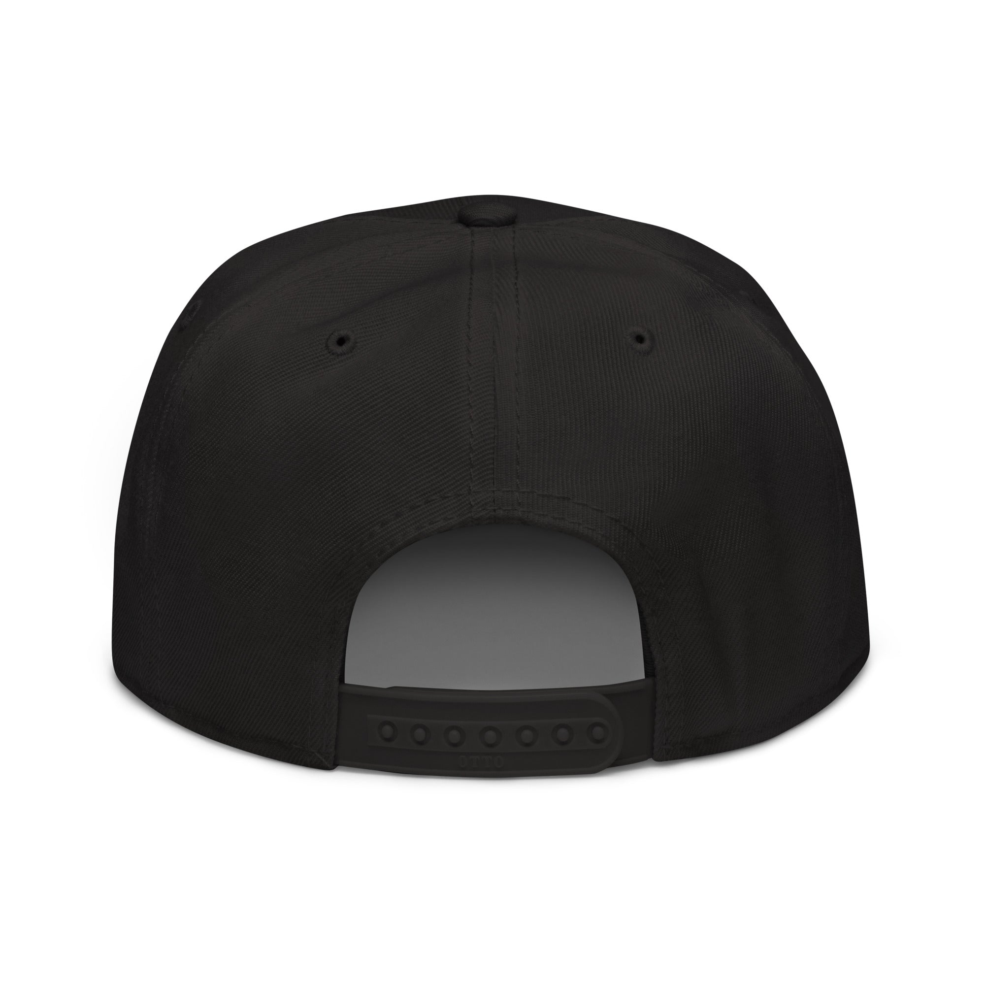 Side angle of MR. HAPPINESS Monogram Snapback