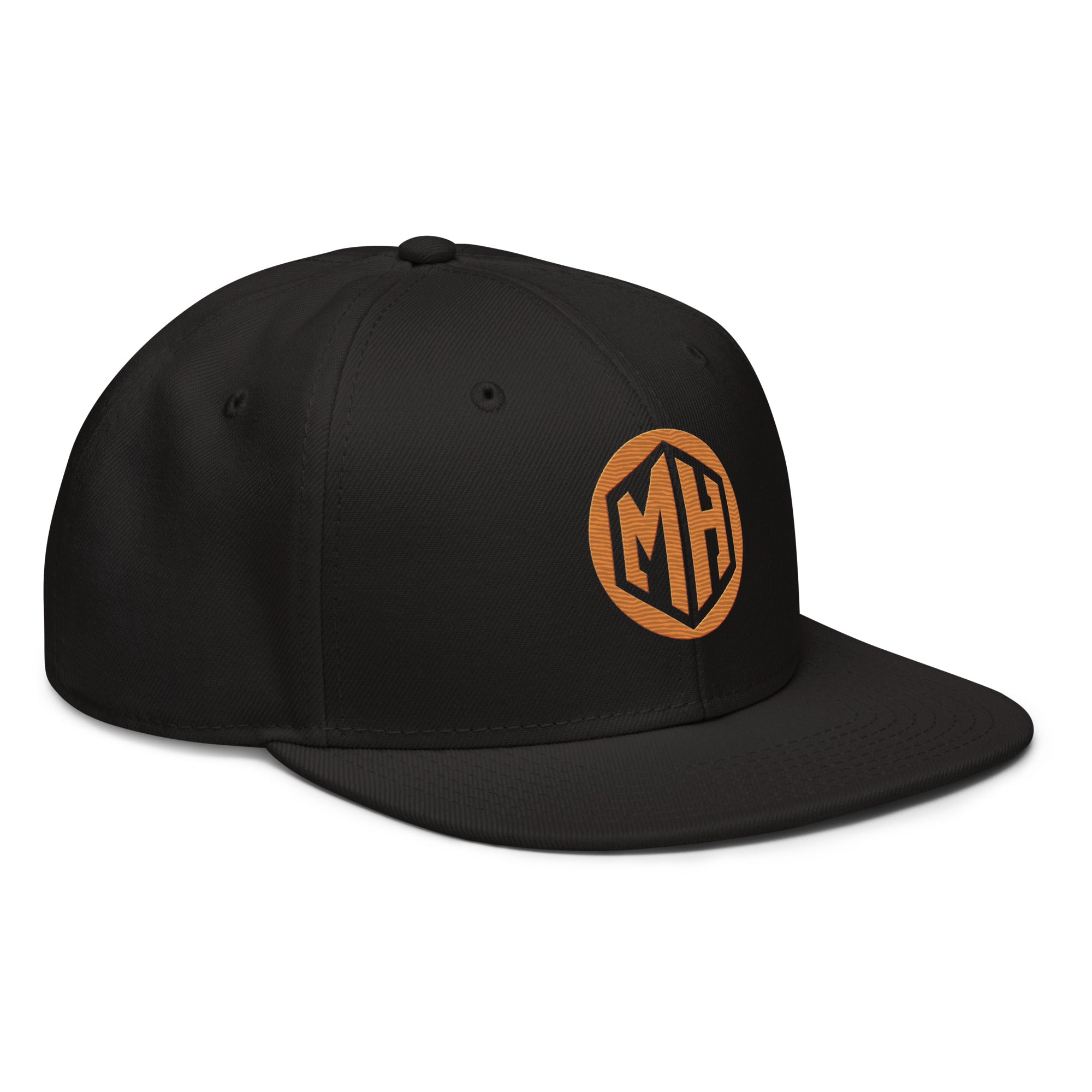 Back view of MR. HAPPINESS Monogram Snapback