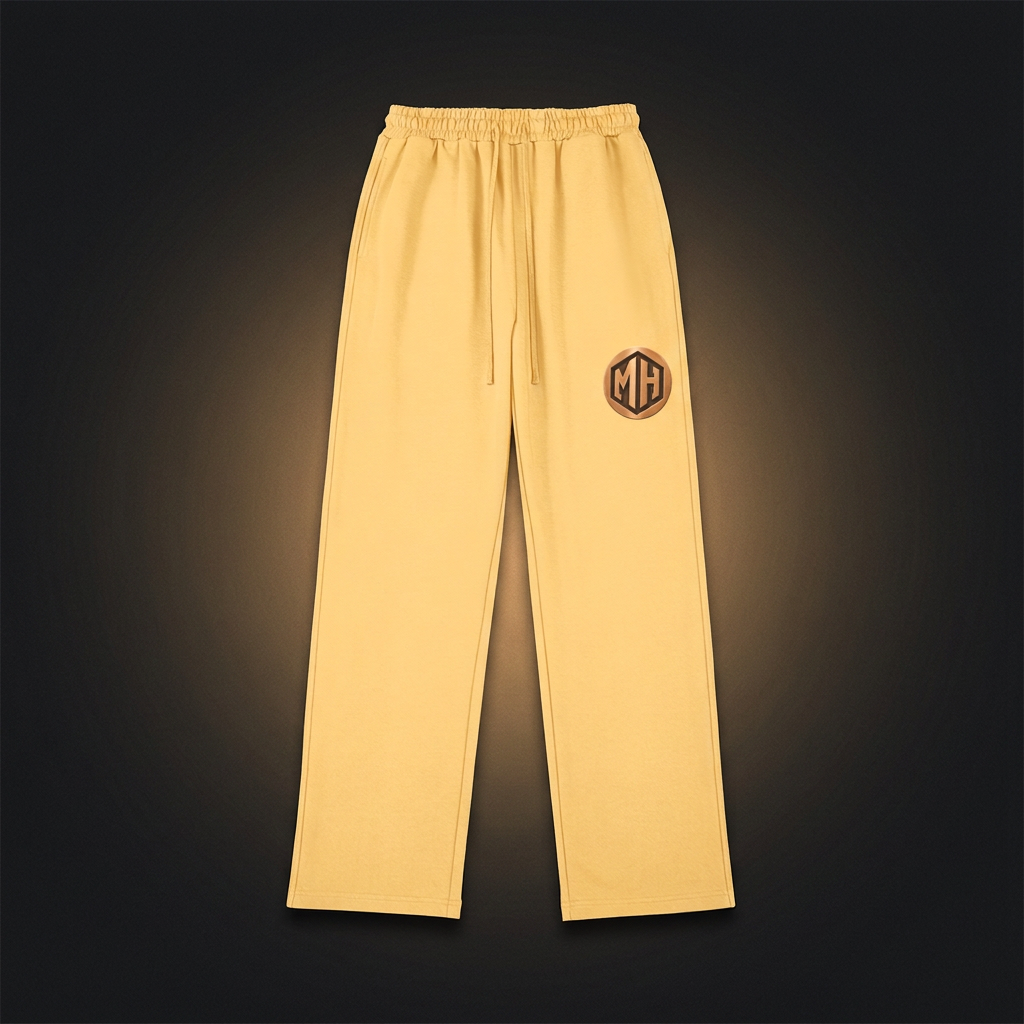 Back view of MR. HAPPINESS "Mind Over Noise" Joggers