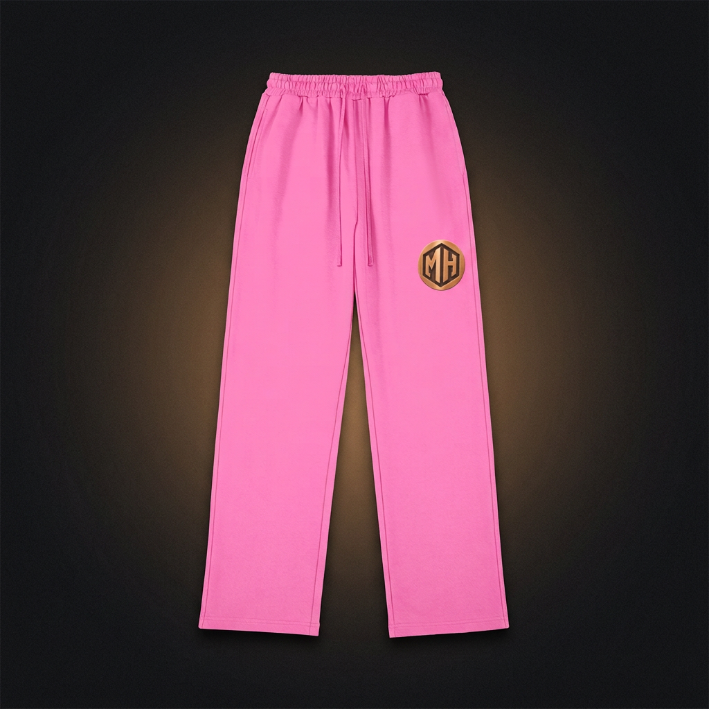 Front view of MR. HAPPINESS "Mind Over Noise" Joggers